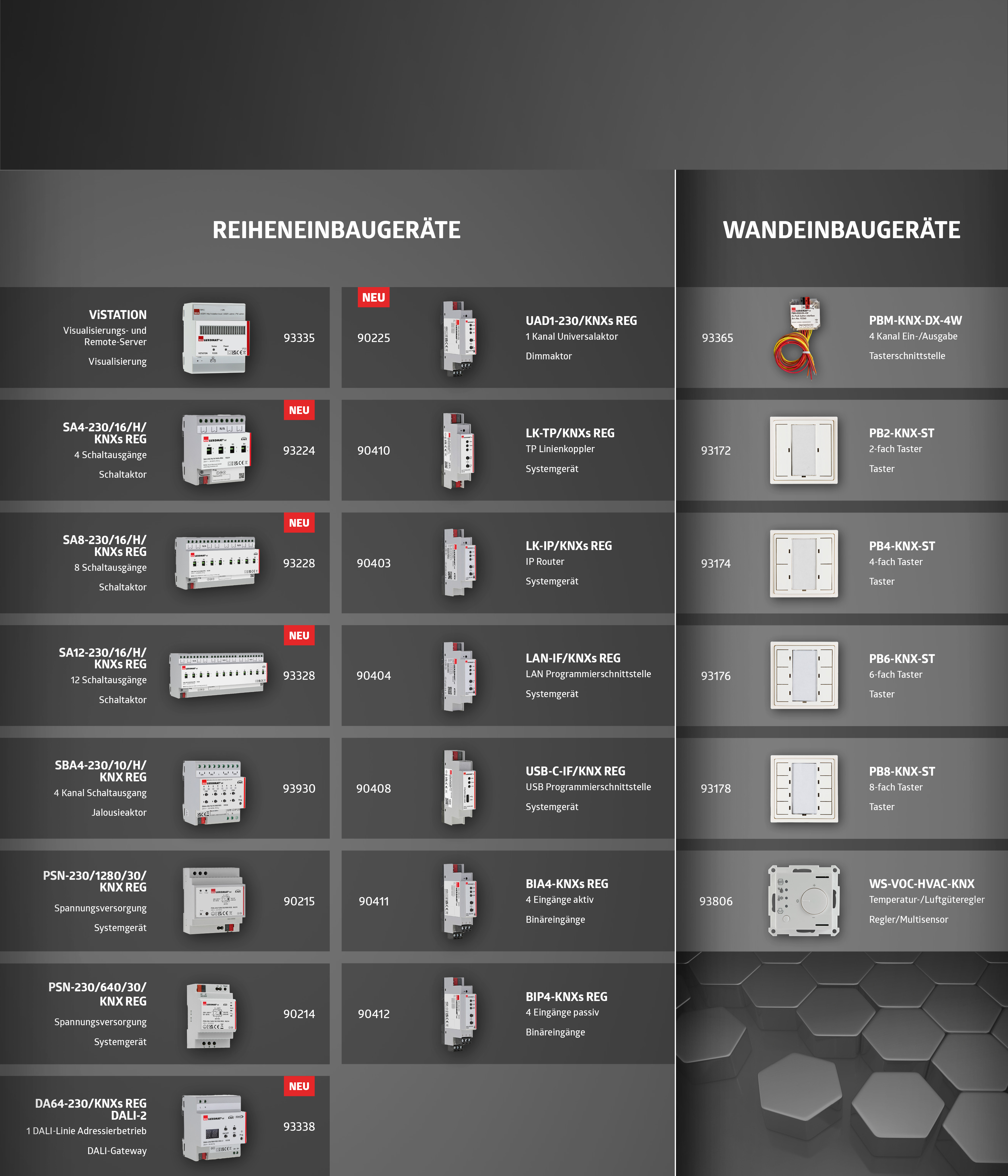 KNX Geräte B.E.G. Brück Electronic GmbH      